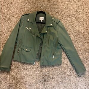 Nine West Faux Leather Jacket